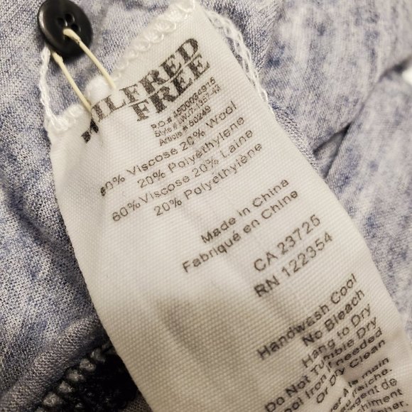 Wilfred Free Grey 3/4 Sleeve Baseball Tee - Picture 4 of 4